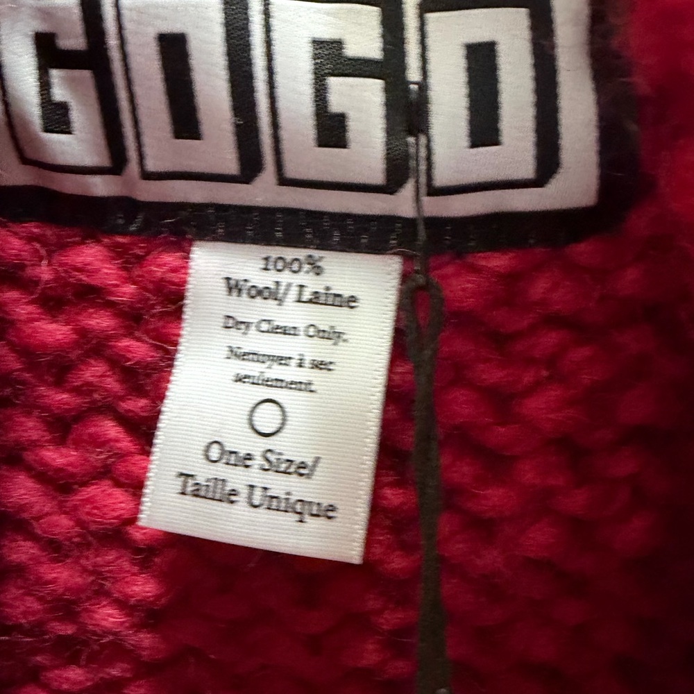 NWT New with Tags GOGO Sweaters Lake Girl Red Pink Wool Cardigan - Picture 3 of 5
